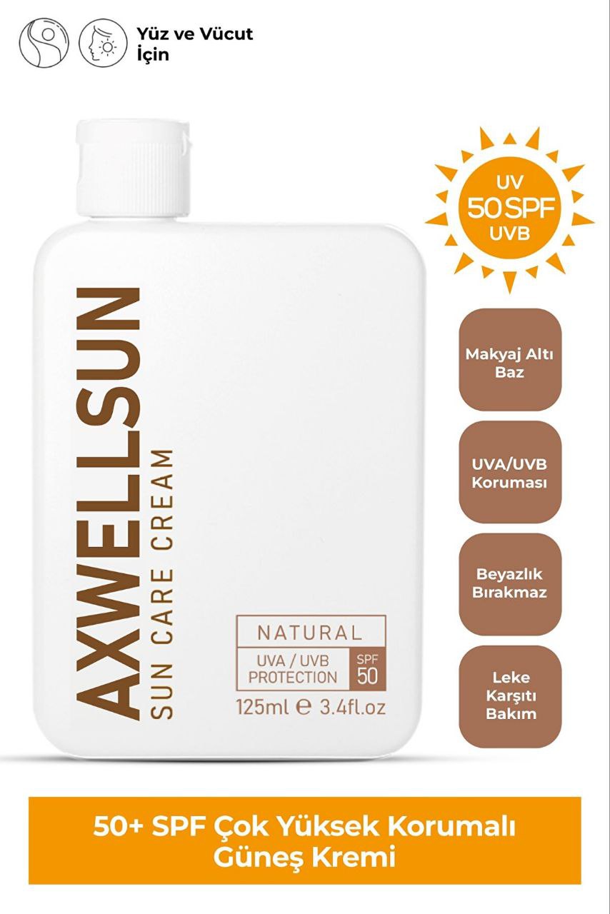AXWELL sunscreen and anti-stain cream-1 کرم ضدآفتاب و ضد لکAXWELL اس پی اف ۵۰