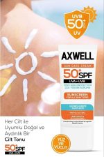 کرم ضد آفتاب و ضد لک Spf 50+ حجم 50 ml اکس‌ول AXWELL